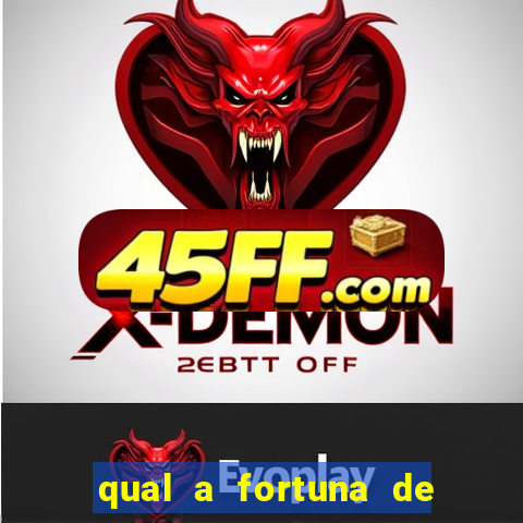 qual a fortuna de narcisa tamborindeguy